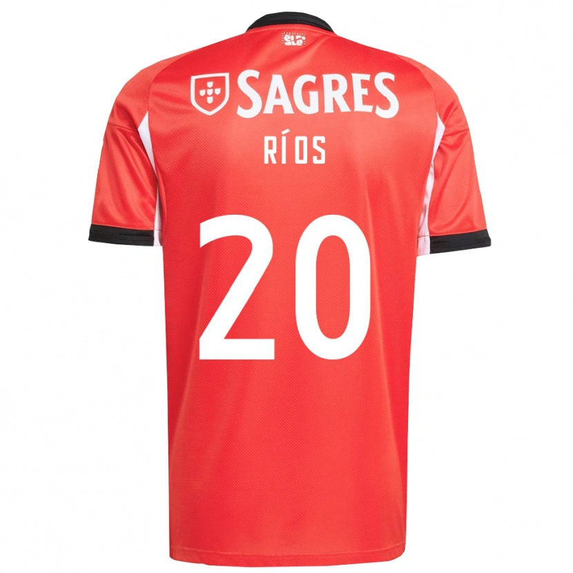 Danxen Enfant Maillot Richard Ríos #20 Rouge Blanc Tenues Domicile 2025/26 T-Shirt