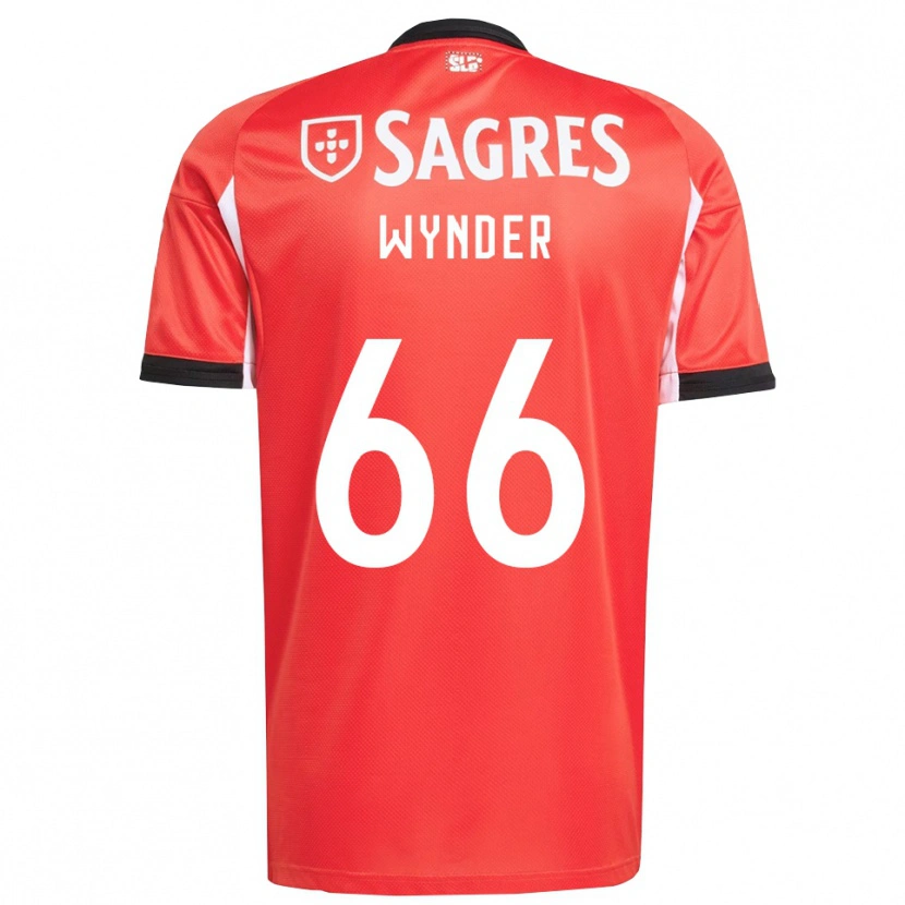 Danxen Enfant Maillot Joshua Wynder #66 Rouge Blanc Tenues Domicile 2025/26 T-Shirt