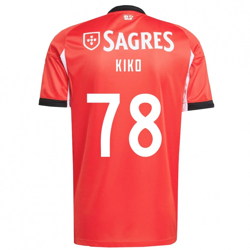 Danxen Enfant Maillot Kiko #78 Rouge Blanc Tenues Domicile 2025/26 T-Shirt