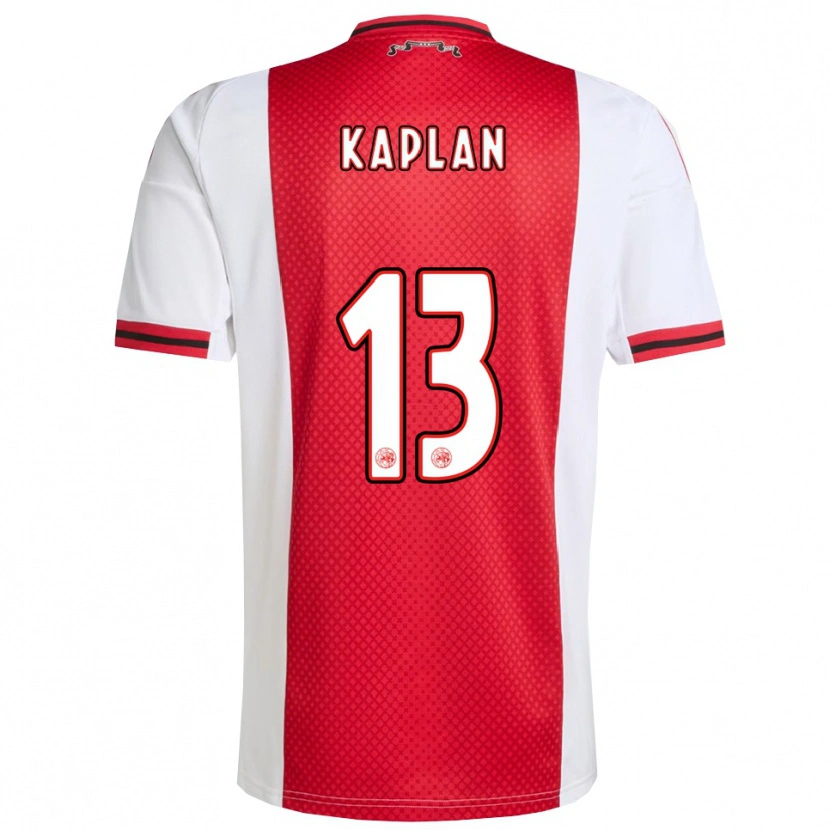 Danxen Enfant Maillot Ahmetcan Kaplan #13 Rouge Blanc Tenues Domicile 2025/26 T-Shirt