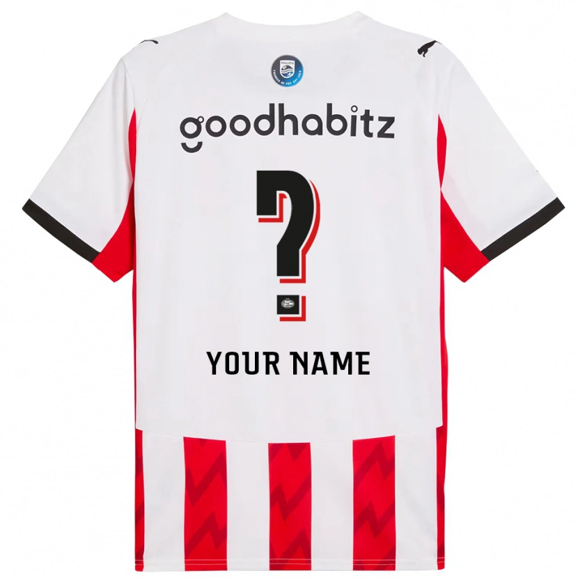 Danxen Enfant Maillot Votre Nom #0 Rouge Blanc Tenues Domicile 2025/26 T-Shirt