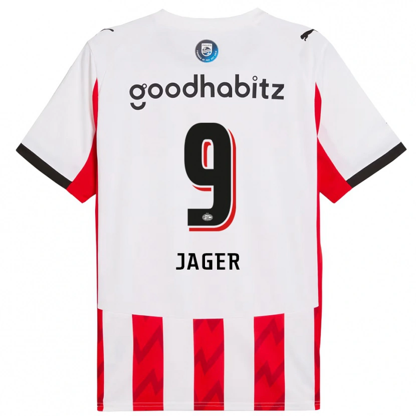 Danxen Enfant Maillot Elvic Mukena #9 Rouge Blanc Tenues Domicile 2025/26 T-Shirt