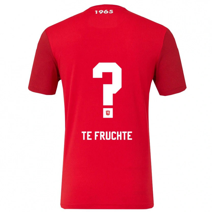 Danxen Enfant Maillot Jonah Te Fruchte #0 Rouge Blanc Tenues Domicile 2025/26 T-Shirt