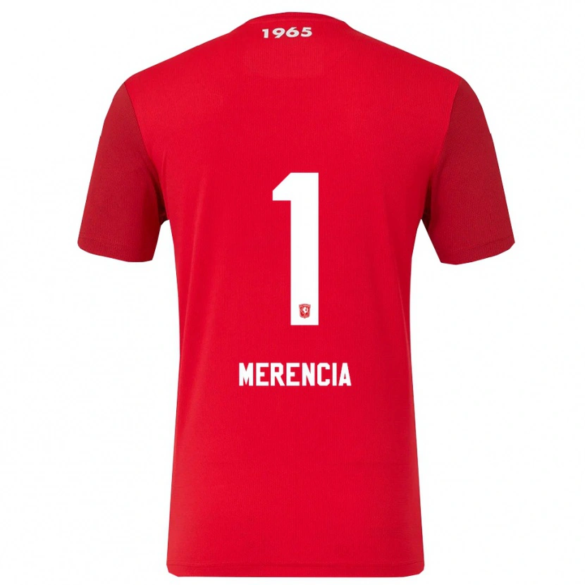 Danxen Enfant Maillot Leandro Merencia #1 Rouge Blanc Tenues Domicile 2025/26 T-Shirt