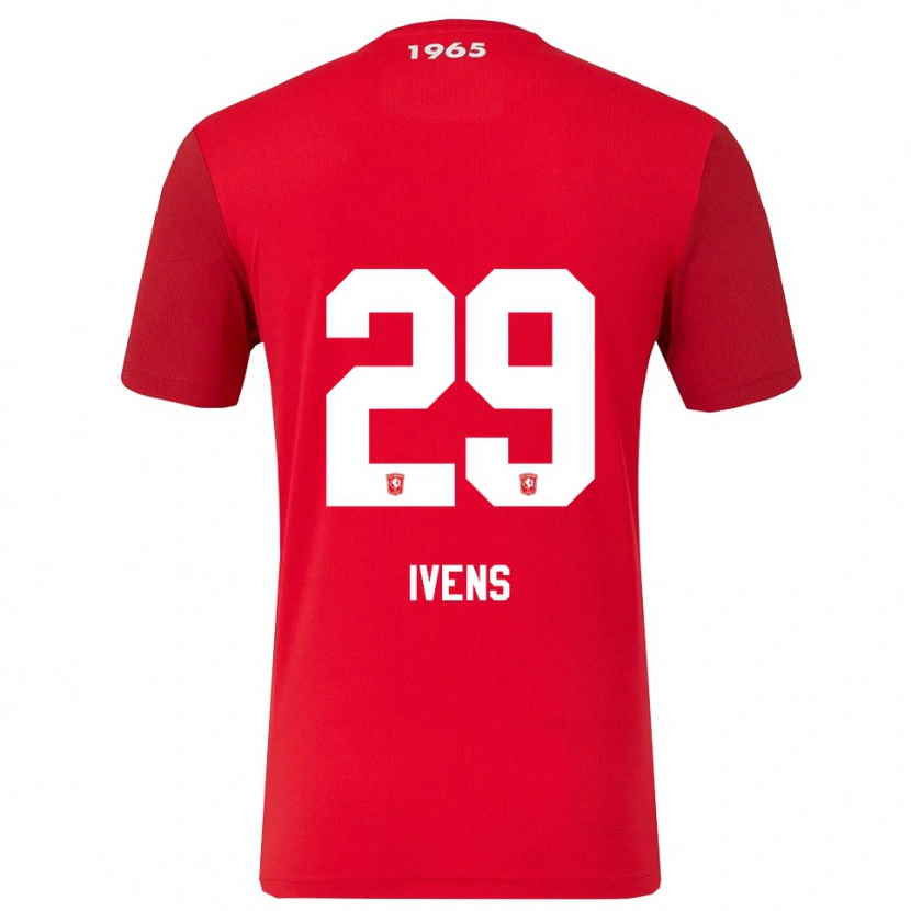 Danxen Enfant Maillot Rose Ivens #29 Rouge Blanc Tenues Domicile 2025/26 T-Shirt