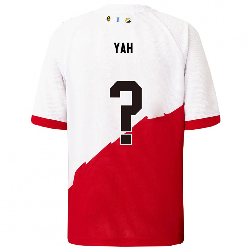 Danxen Enfant Maillot Gibson Yah #0 Blanc Rouge Tenues Domicile 2025/26 T-Shirt