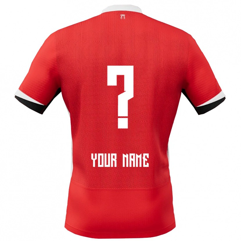Danxen Enfant Maillot Votre Nom #0 Rouge Blanc Tenues Domicile 2025/26 T-Shirt