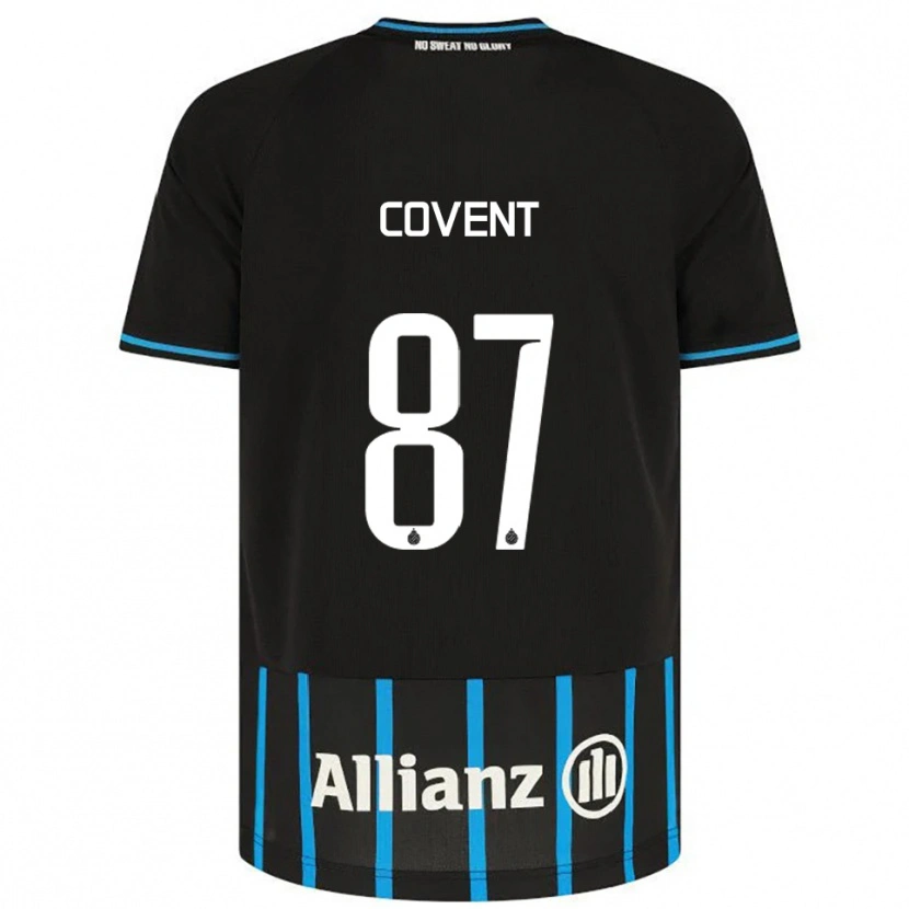 Danxen Enfant Maillot Jorijn Covent #87 Noir Bleu Tenues Domicile 2025/26 T-Shirt