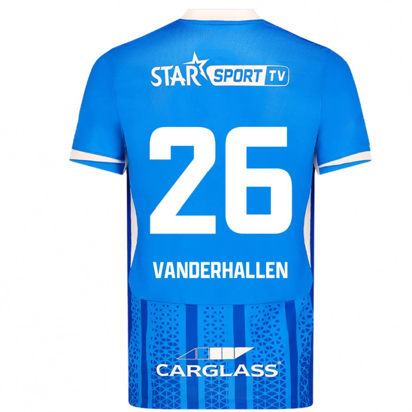 Danxen Enfant Maillot Yari Vanderhallen #26 Bleu Blanc Tenues Domicile 2025/26 T-Shirt
