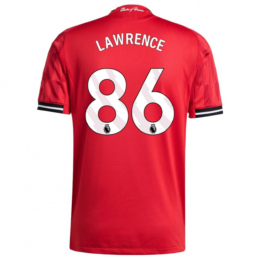 Danxen Enfant Maillot Marcus Lawrence #86 Rouge Noir Blanc Tenues Domicile 2025/26 T-Shirt