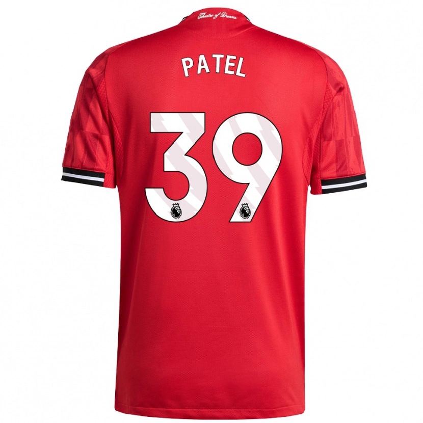 Danxen Enfant Maillot Safia Middleton-Patel #39 Rouge Noir Blanc Tenues Domicile 2025/26 T-Shirt