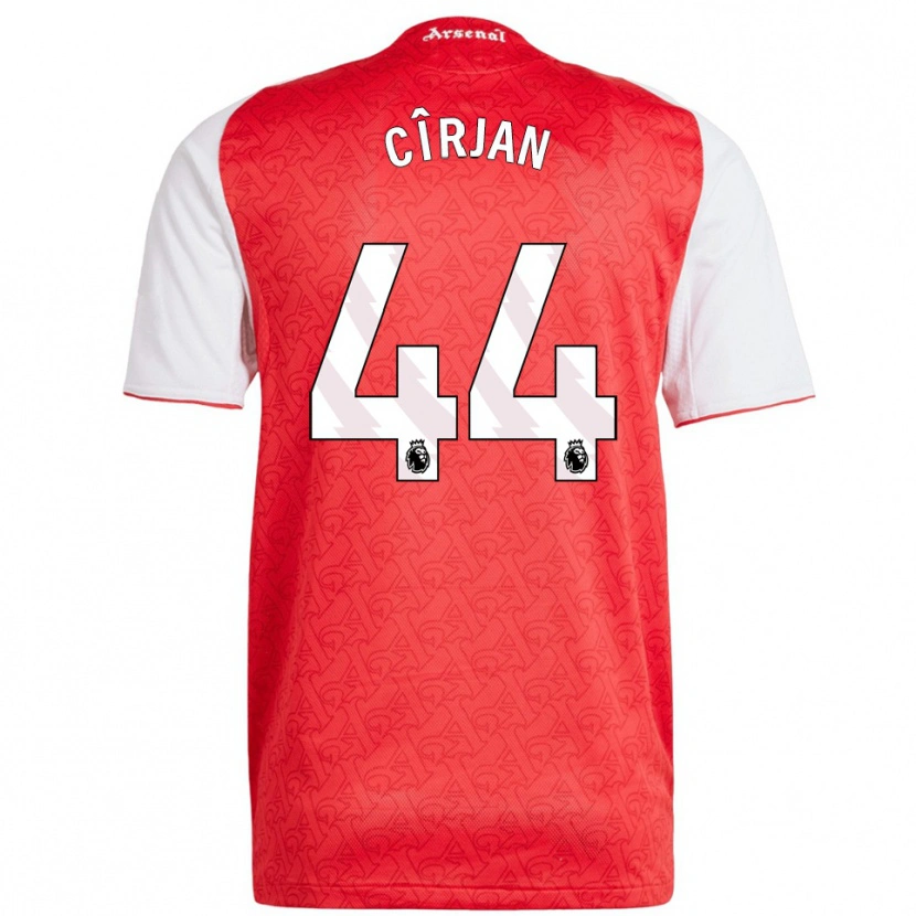 Danxen Enfant Maillot Catalin Cîrjan #44 Rouge Blanc Tenues Domicile 2025/26 T-Shirt
