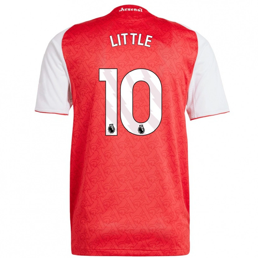 Danxen Enfant Maillot Kim Little #10 Rouge Blanc Tenues Domicile 2025/26 T-Shirt