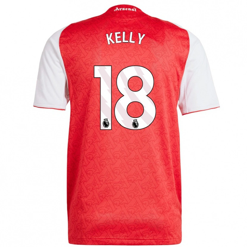Danxen Enfant Maillot Chloe Kelly #18 Rouge Blanc Tenues Domicile 2025/26 T-Shirt