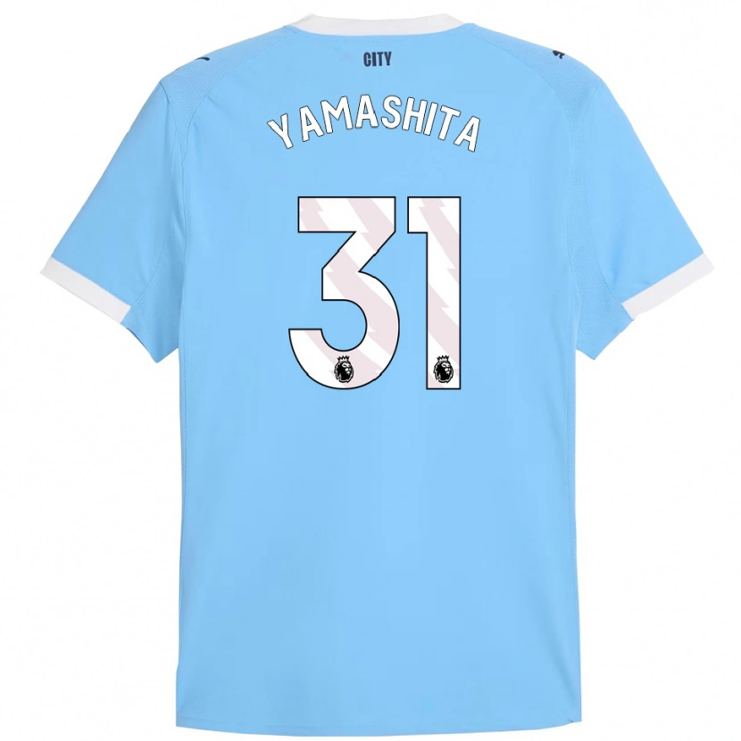 Danxen Enfant Maillot Ayaka Yamashita #31 Bleu Ciel Blanc Tenues Domicile 2025/26 T-Shirt