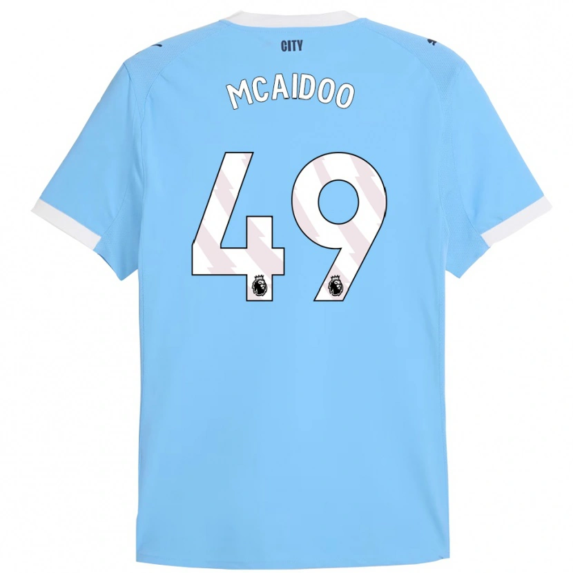 Danxen Enfant Maillot Ryan Mcaidoo #49 Bleu Ciel Blanc Tenues Domicile 2025/26 T-Shirt