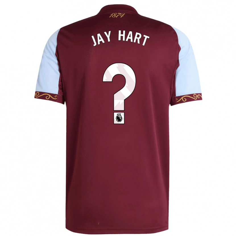 Danxen Enfant Maillot Taylor Jay Hart #0 Bourgogne Bleu Ciel Tenues Domicile 2025/26 T-Shirt