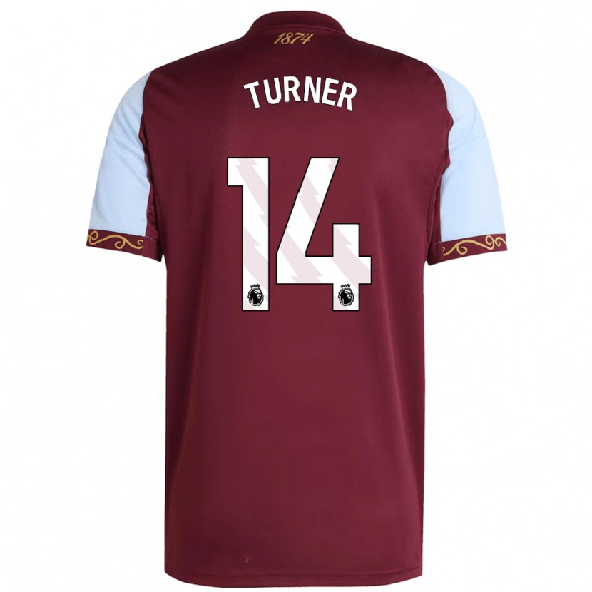 Danxen Enfant Maillot Danielle Turner #14 Bourgogne Bleu Ciel Tenues Domicile 2025/26 T-Shirt