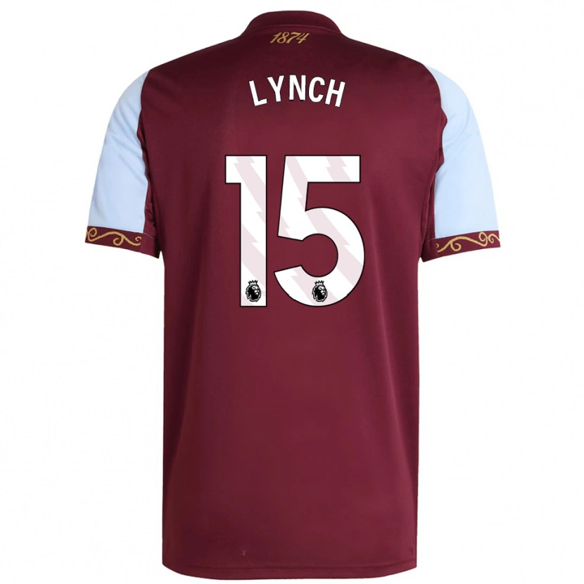 Danxen Enfant Maillot Luka Lynch #15 Bourgogne Bleu Ciel Tenues Domicile 2025/26 T-Shirt