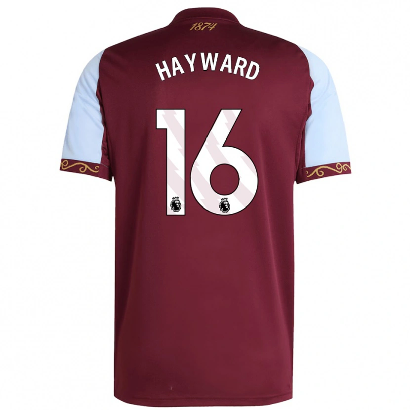 Danxen Enfant Maillot Vinnie Hayward #16 Bourgogne Bleu Ciel Tenues Domicile 2025/26 T-Shirt