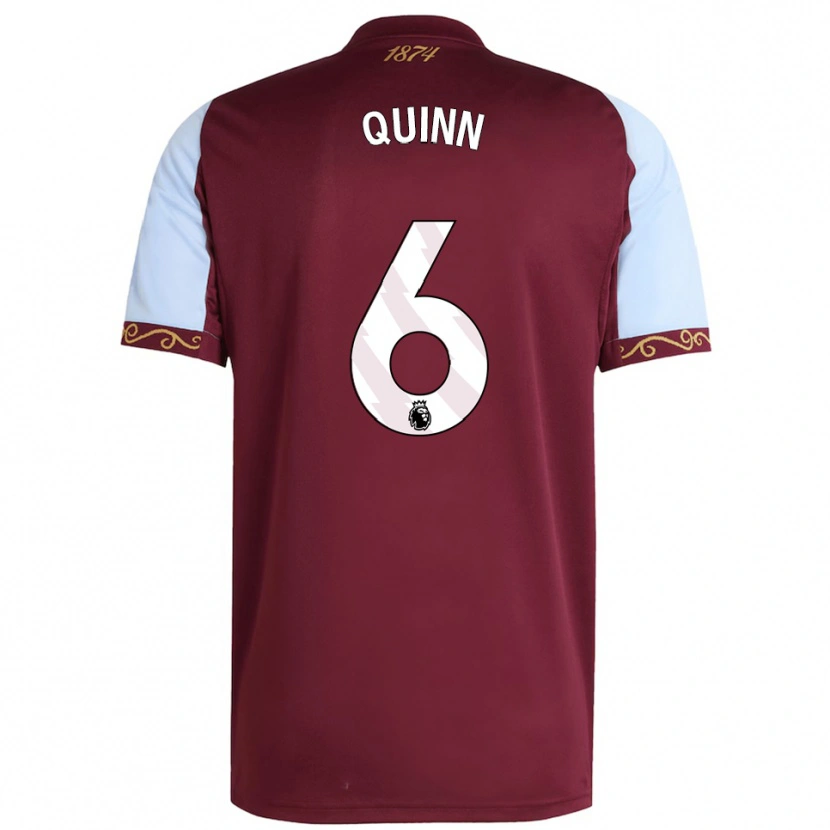 Danxen Enfant Maillot Keilan Quinn #6 Bourgogne Bleu Ciel Tenues Domicile 2025/26 T-Shirt