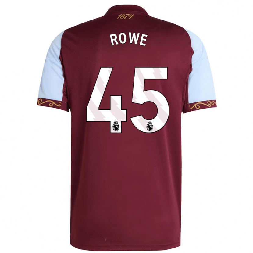 Danxen Enfant Maillot Triston Rowe #45 Bourgogne Bleu Ciel Tenues Domicile 2025/26 T-Shirt