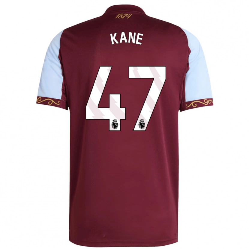 Danxen Enfant Maillot Kane Taylor #47 Bourgogne Bleu Ciel Tenues Domicile 2025/26 T-Shirt