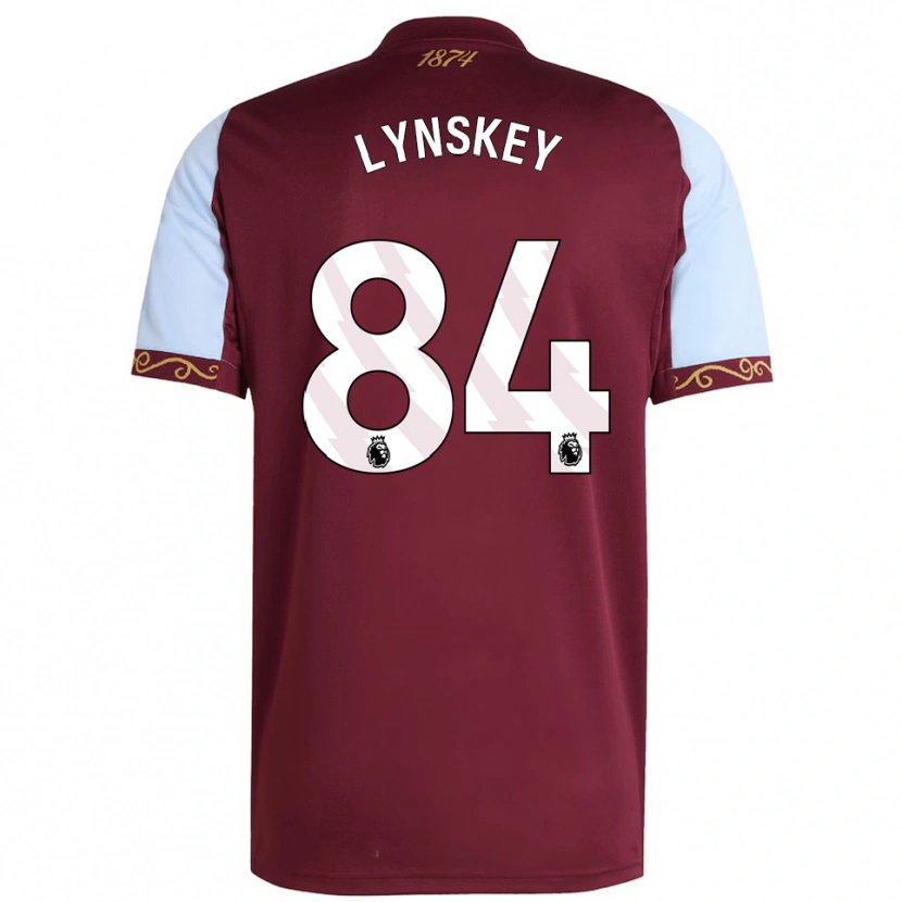 Danxen Enfant Maillot Alfie Lynskey #84 Bourgogne Bleu Ciel Tenues Domicile 2025/26 T-Shirt