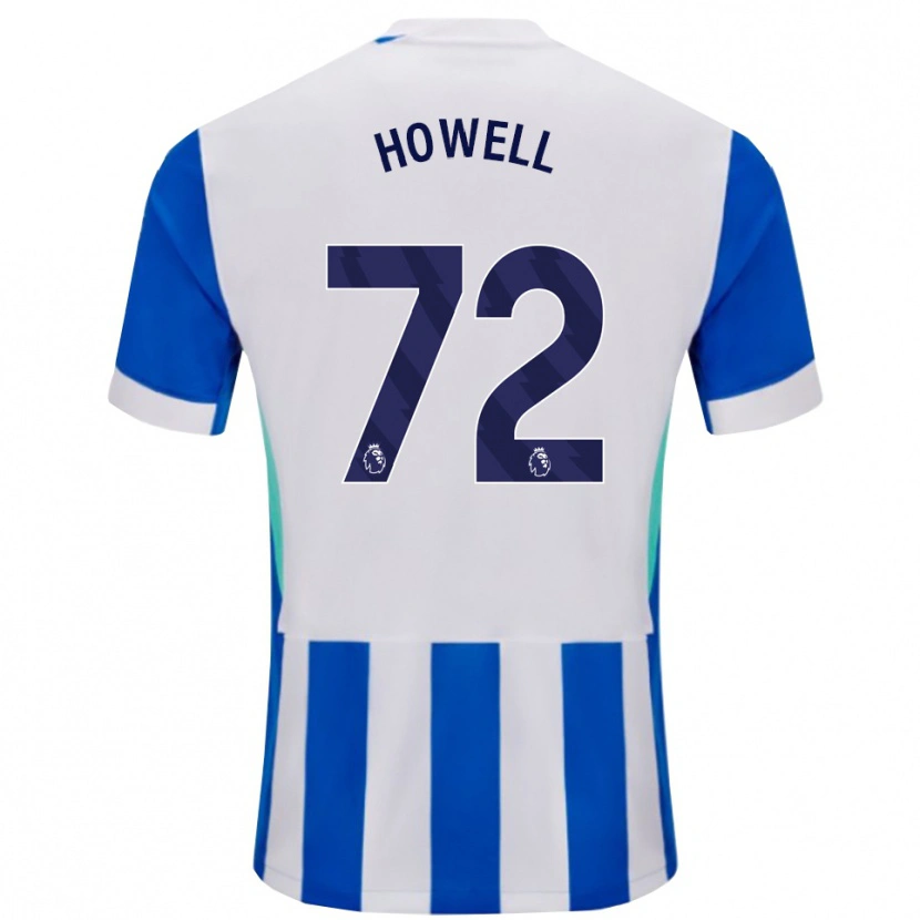 Danxen Enfant Maillot Harry Howell #72 Bleu Blanc Tenues Domicile 2025/26 T-Shirt