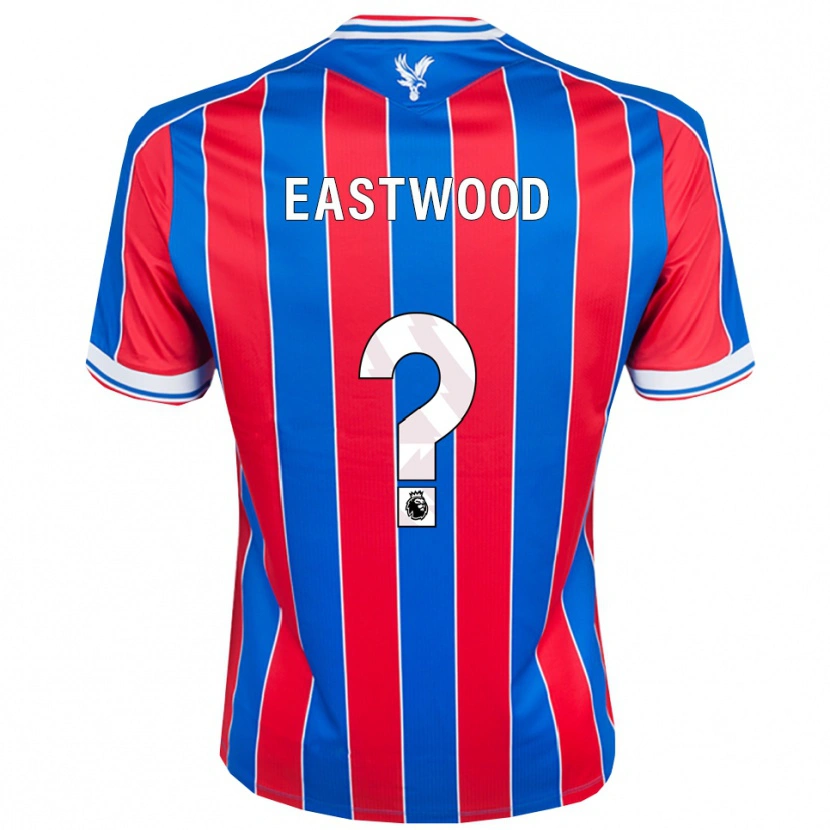 Danxen Enfant Maillot William Eastwood #0 Bleu Rouge Blanc Tenues Domicile 2025/26 T-Shirt