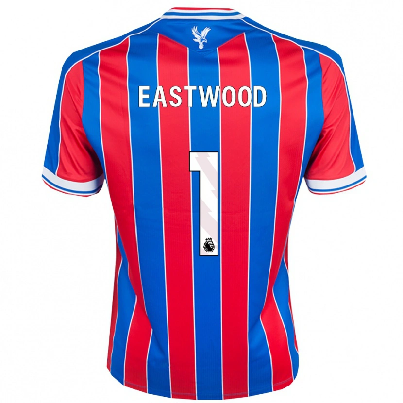 Danxen Enfant Maillot Billy Eastwood #1 Bleu Rouge Blanc Tenues Domicile 2025/26 T-Shirt