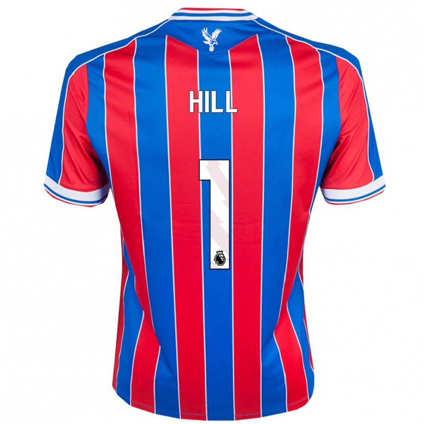 Danxen Enfant Maillot Marcus Hill #1 Bleu Rouge Blanc Tenues Domicile 2025/26 T-Shirt