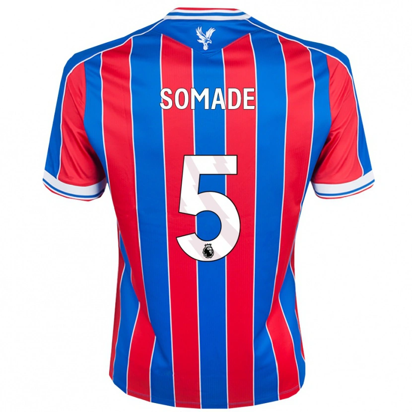 Danxen Enfant Maillot Sean Somade #5 Bleu Rouge Blanc Tenues Domicile 2025/26 T-Shirt