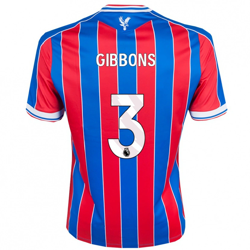 Danxen Enfant Maillot Felicity Gibbons #3 Bleu Rouge Blanc Tenues Domicile 2025/26 T-Shirt