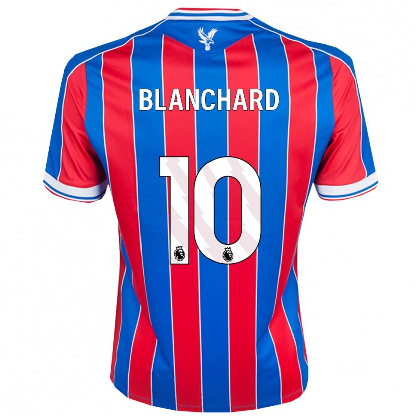 Danxen Enfant Maillot Annabel Blanchard #10 Bleu Rouge Blanc Tenues Domicile 2025/26 T-Shirt