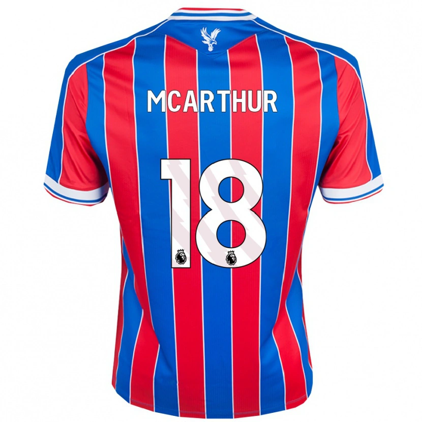 Danxen Enfant Maillot James Mcarthur #18 Bleu Rouge Blanc Tenues Domicile 2025/26 T-Shirt