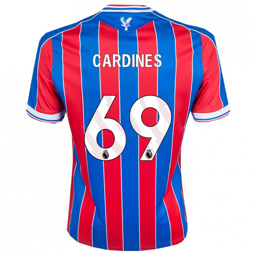 Danxen Enfant Maillot Rio Cardines #69 Bleu Rouge Blanc Tenues Domicile 2025/26 T-Shirt