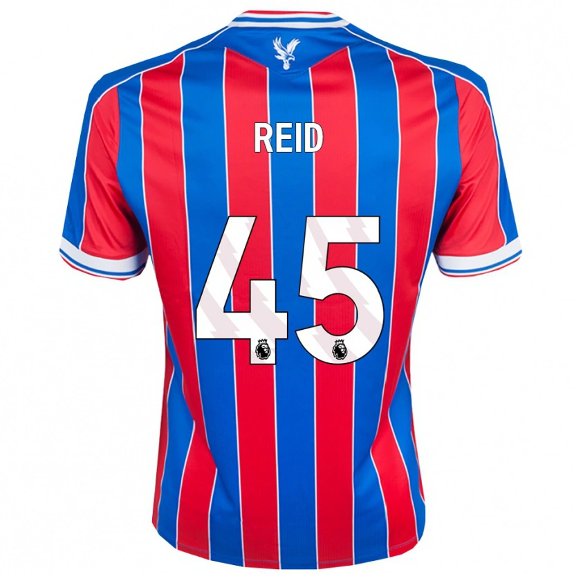 Danxen Enfant Maillot Dylan Reid #45 Bleu Rouge Blanc Tenues Domicile 2025/26 T-Shirt