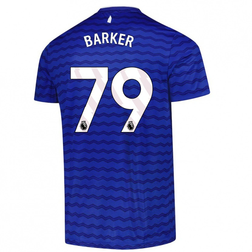Danxen Enfant Maillot Owen Barker #79 Bleu Marine Tenues Domicile 2025/26 T-Shirt