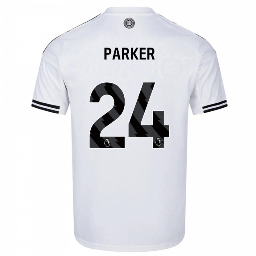 Danxen Enfant Maillot Beau Parker #24 Blanc Noir Tenues Domicile 2025/26 T-Shirt