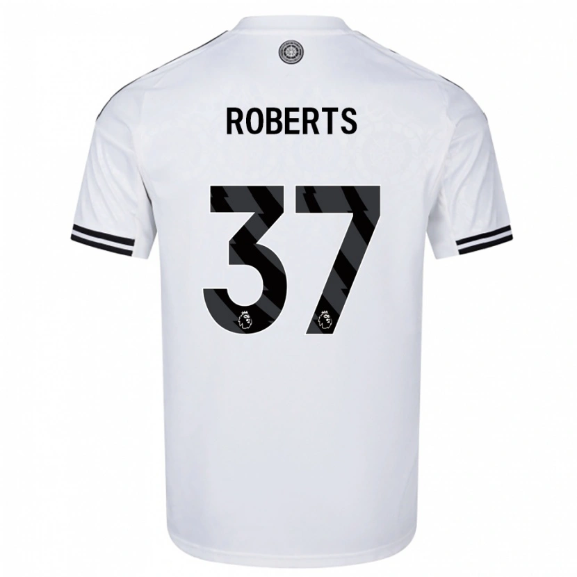 Danxen Enfant Maillot Sophia Roberts #37 Blanc Noir Tenues Domicile 2025/26 T-Shirt