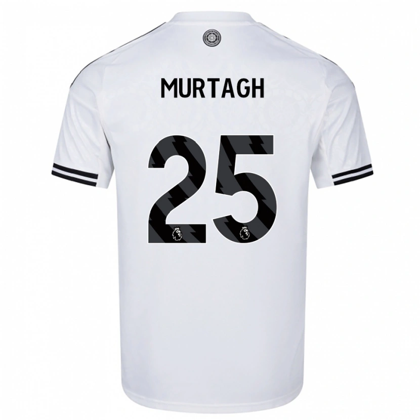Danxen Enfant Maillot Ruby Murtagh #25 Blanc Noir Tenues Domicile 2025/26 T-Shirt