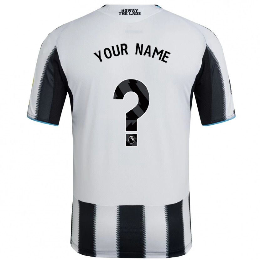 Danxen Enfant Maillot Votre Nom #0 Noir Blanc Tenues Domicile 2025/26 T-Shirt