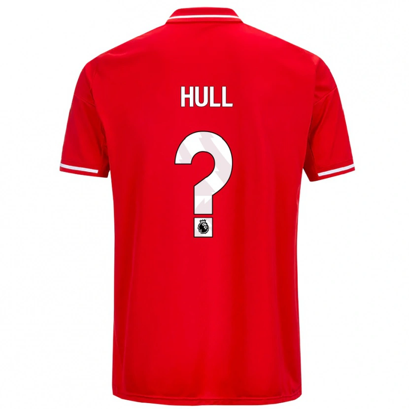 Danxen Enfant Maillot Ethan Hull #0 Rouge Blanc Tenues Domicile 2025/26 T-Shirt