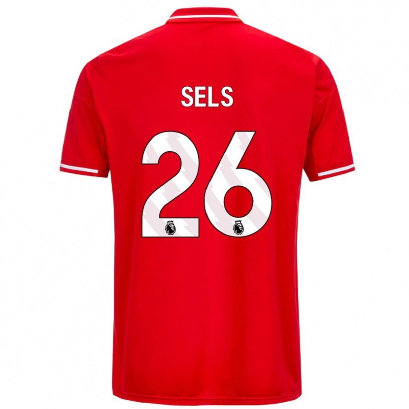 Danxen Enfant Maillot Matz Sels #26 Rouge Blanc Tenues Domicile 2025/26 T-Shirt
