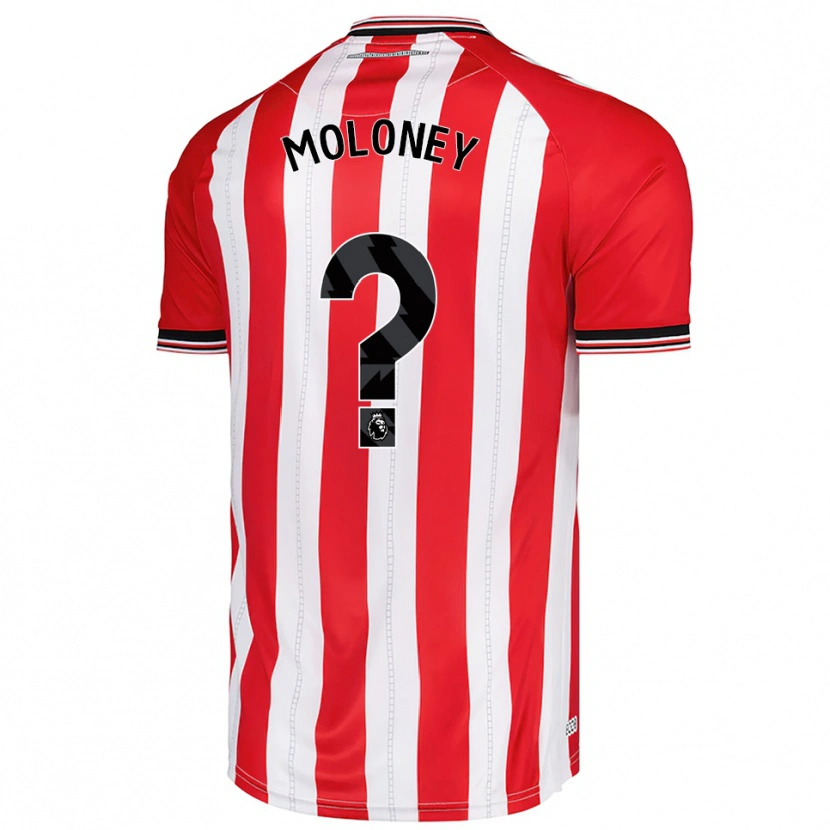 Danxen Enfant Maillot Grace Moloney #0 Rouge Blanc Tenues Domicile 2025/26 T-Shirt