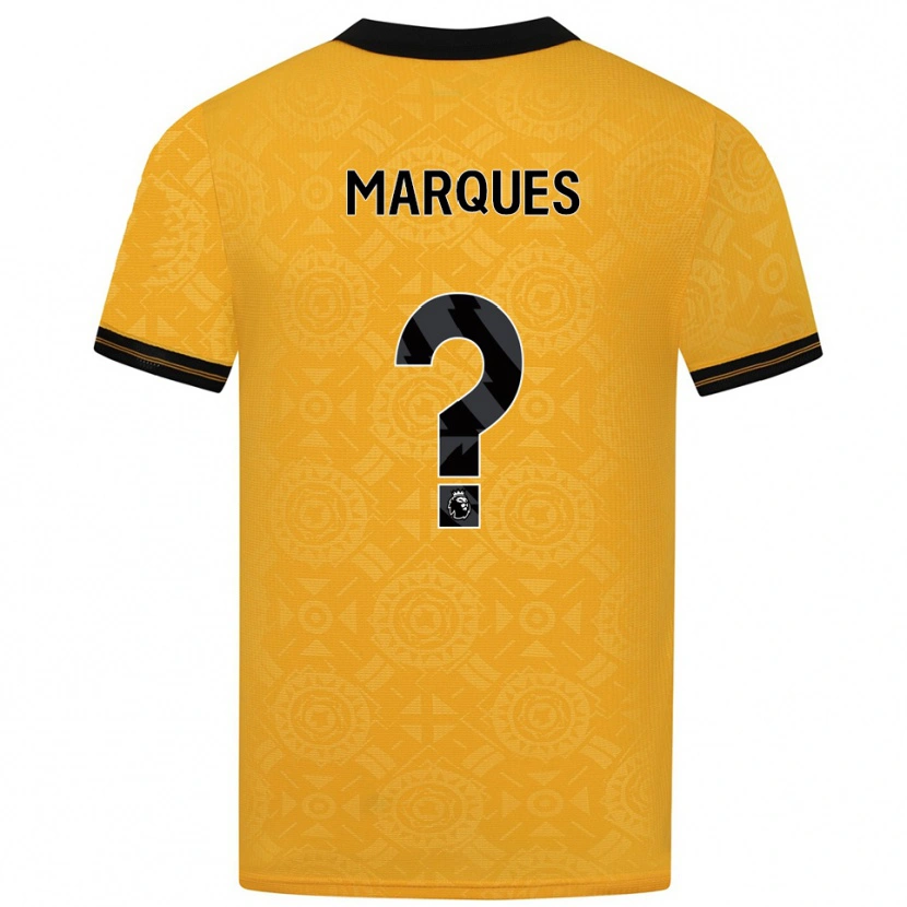 Danxen Enfant Maillot Christian Marques #0 Jaune Noir Tenues Domicile 2025/26 T-Shirt