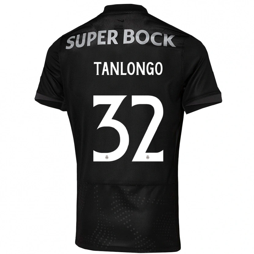 Danxen Enfant Maillot Mateo Tanlongo #32 Noir Blanc Tenues Extérieur 2025/26 T-Shirt