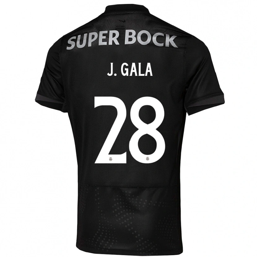 Danxen Enfant Maillot Jacinta Galabadaarachchi #28 Noir Blanc Tenues Extérieur 2025/26 T-Shirt