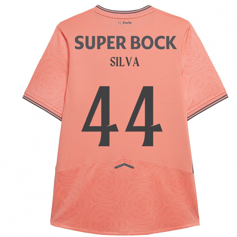 Danxen Enfant Maillot Felipe Silva #44 Rose Marine Tenues Extérieur 2025/26 T-Shirt